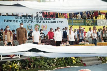 Gubernur Sumut Edy Rahmayadi Buka Kejurnas Tinju Amatir 2022
